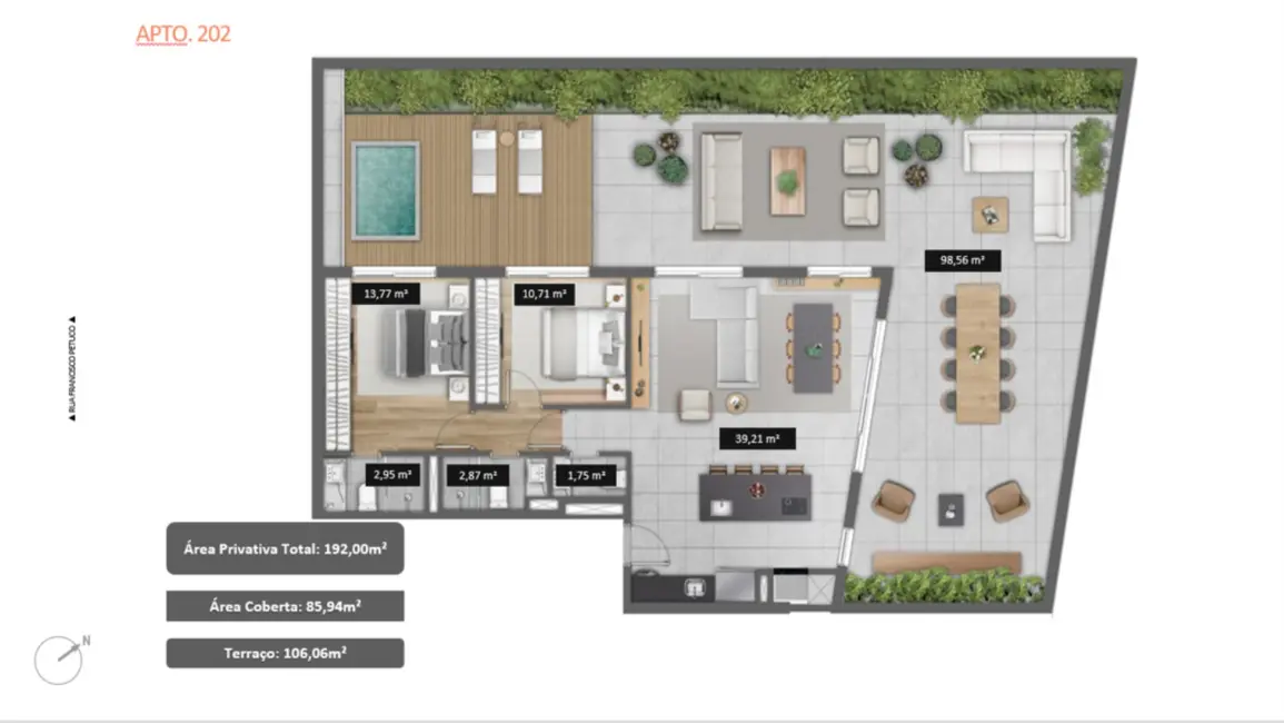 Foto 26 de Apartamento com 1 quarto à venda, 82m2 em Boa Vista, Porto Alegre - RS
