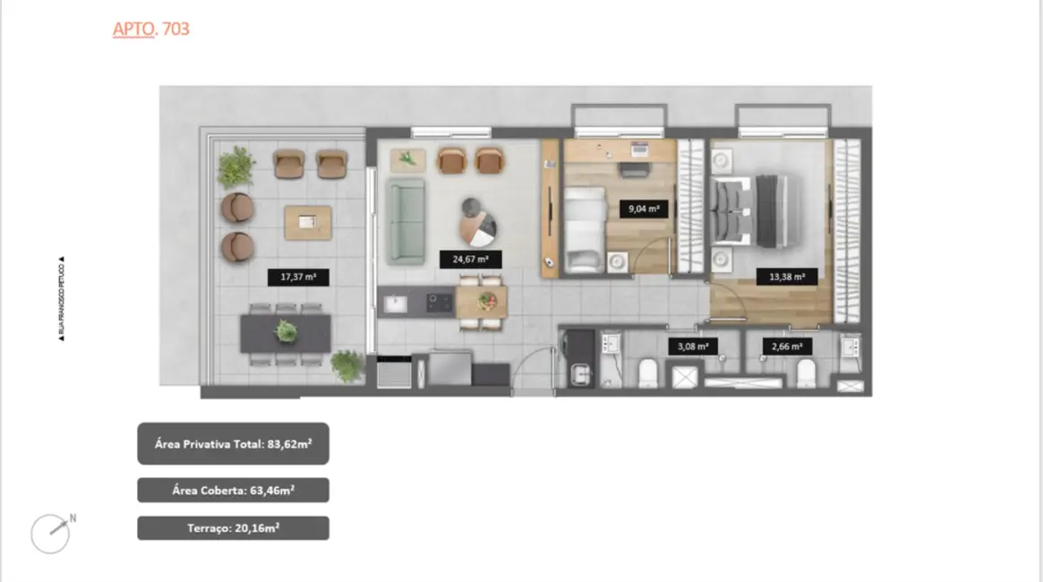 Foto 33 de Apartamento com 1 quarto à venda, 82m2 em Boa Vista, Porto Alegre - RS