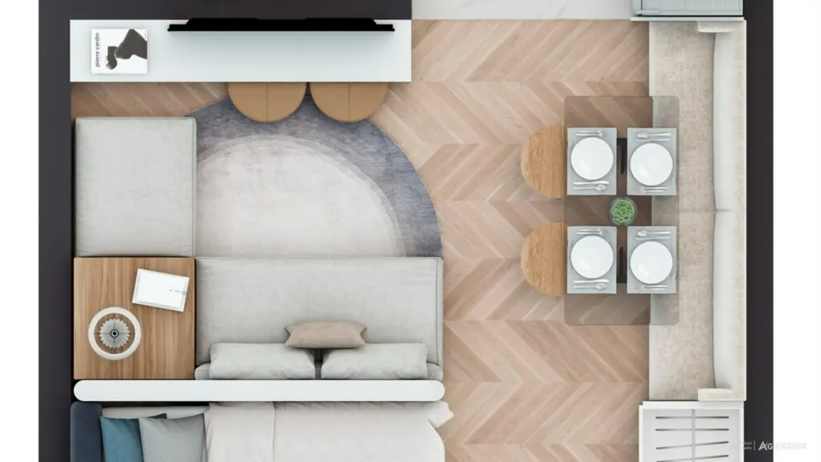 Foto 8 de Loft / Flat com 1 quarto à venda, 26m2 em Boa Vista, Porto Alegre - RS