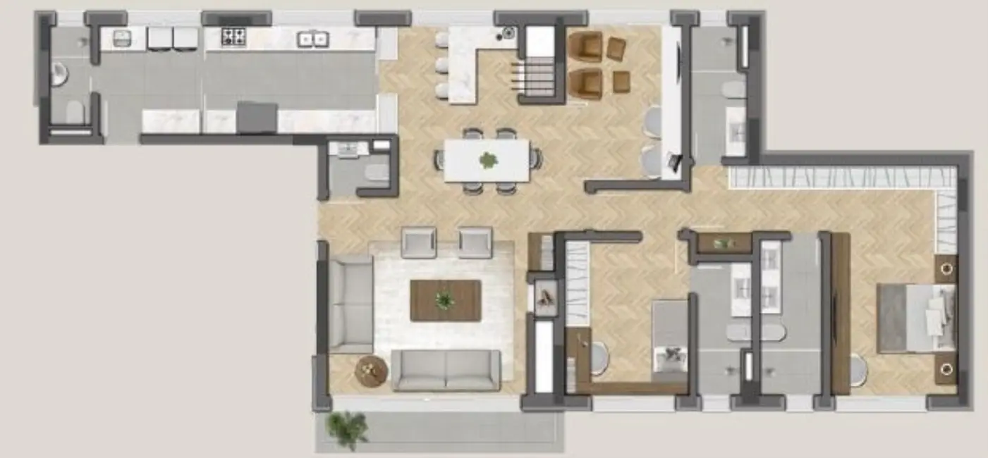 Apartamento com 2 quartos à venda, 76m2 em Mont Serrat, Porto Alegre - RS - imagem 9 Foto 9 de Apartamento com 2 quartos à venda, 76m2 em Mont Serrat, Porto Alegre - RS