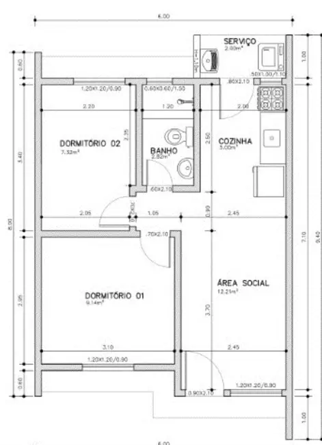 Foto 6 de Casa de Condomínio com 2 quartos à venda, 50m2 em Campo Novo, Porto Alegre - RS