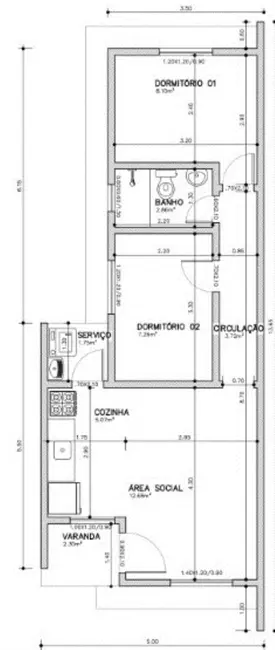 Foto 7 de Casa de Condomínio com 2 quartos à venda, 50m2 em Campo Novo, Porto Alegre - RS