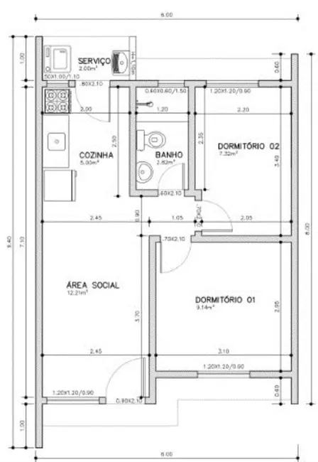 Foto 5 de Casa de Condomínio com 2 quartos à venda, 50m2 em Campo Novo, Porto Alegre - RS