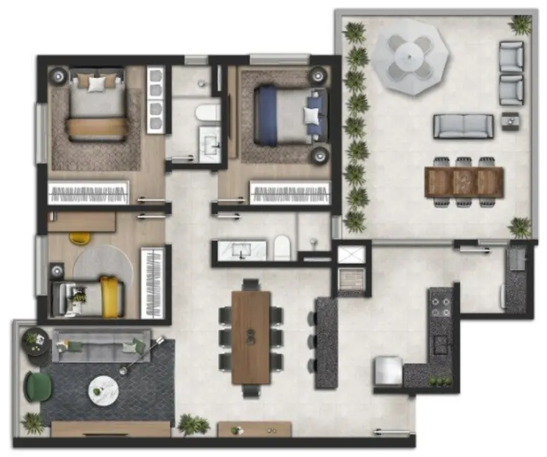 Apartamento com 2 quartos à venda, 71m2 em Petrópolis, Porto Alegre - RS - imagem 9 Foto 9 de Apartamento com 2 quartos à venda, 71m2 em Petrópolis, Porto Alegre - RS