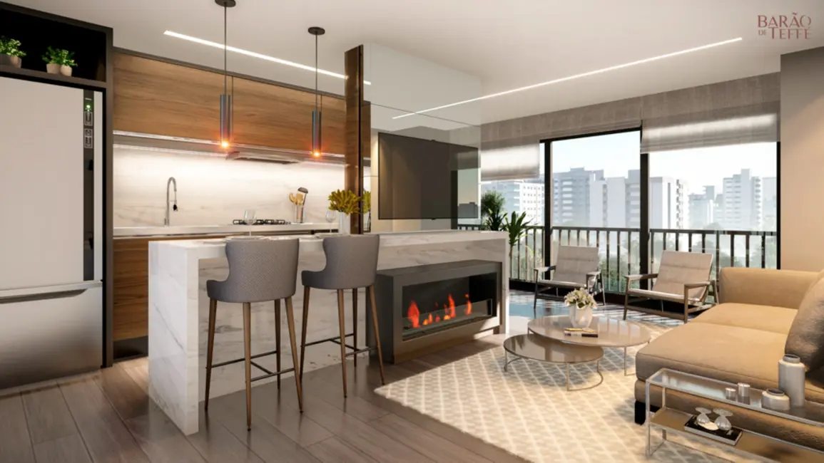 Apartamento com 2 quartos à venda, 63m2 em Menino Deus, Porto Alegre - RS - imagem 3 Foto 3 de Apartamento com 2 quartos à venda, 63m2 em Menino Deus, Porto Alegre - RS
