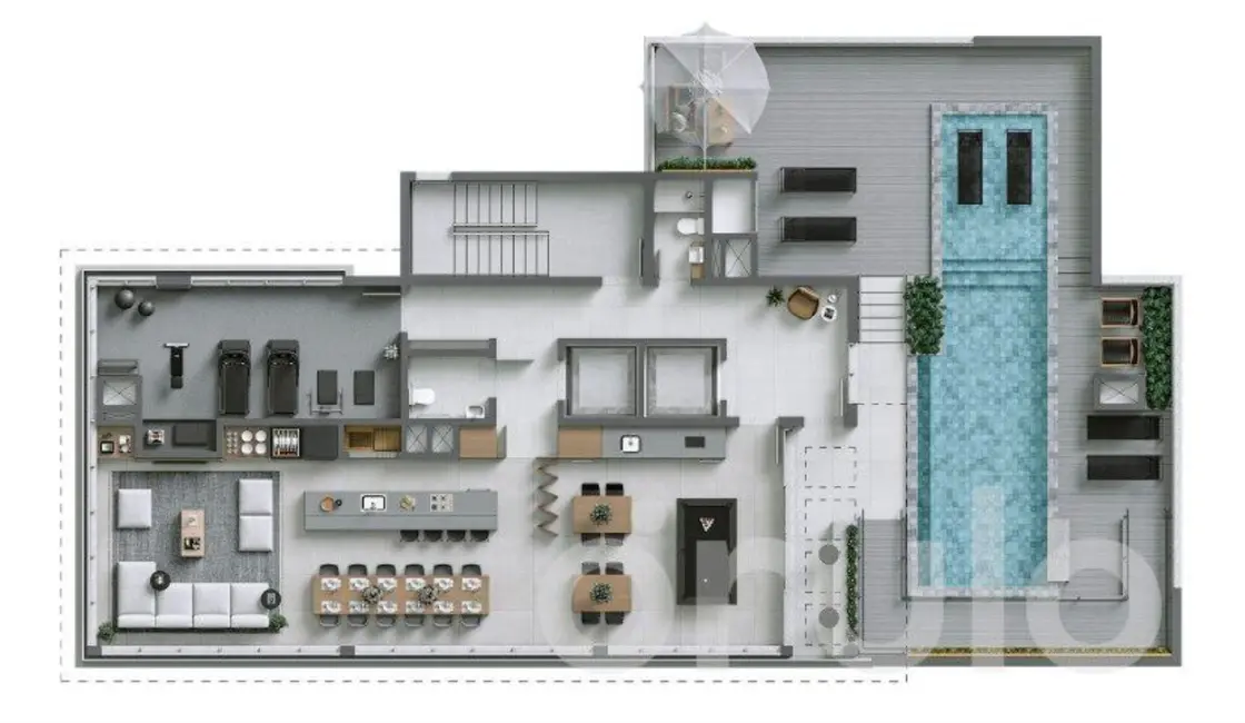 Apartamento com 2 quartos à venda, 70m2 em Boa Vista, Porto Alegre - RS - imagem 7 Foto 7 de Apartamento com 2 quartos à venda, 70m2 em Boa Vista, Porto Alegre - RS