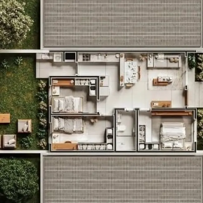 Foto 4 de Casa com 3 quartos à venda, 69m2 em Guarujá, Porto Alegre - RS