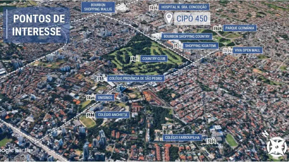 Foto 6 de Apartamento com 3 quartos à venda, 82m2 em Jardim Europa, Porto Alegre - RS