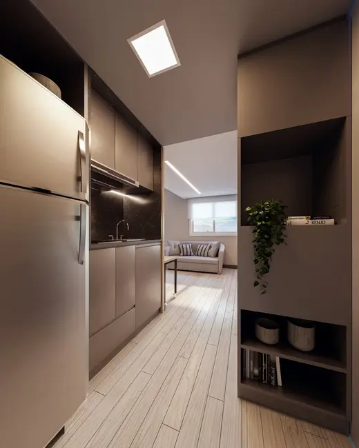 Foto 6 de Loft / Flat com 1 quarto à venda, 31m2 em Bela Vista, Porto Alegre - RS