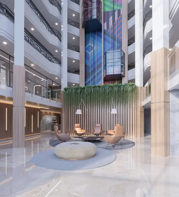 Foto 3 de Loft / Flat com 1 quarto à venda, 31m2 em Bela Vista, Porto Alegre - RS