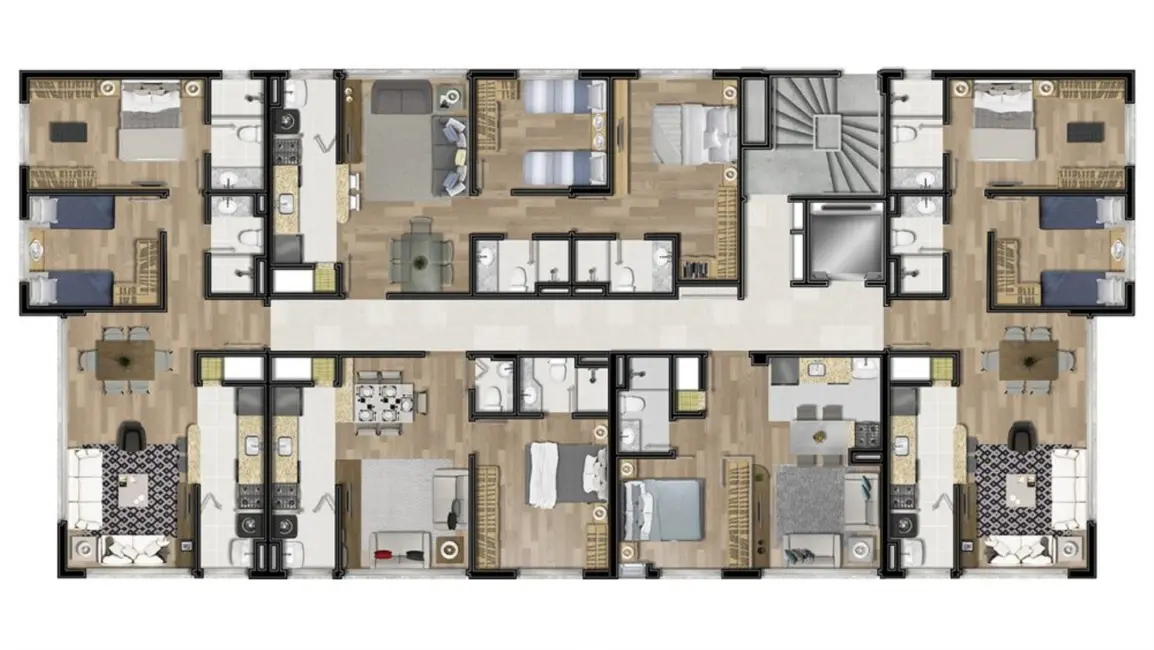 Foto 2 de Loft / Flat com 1 quarto à venda, 35m2 em Bom Fim, Porto Alegre - RS