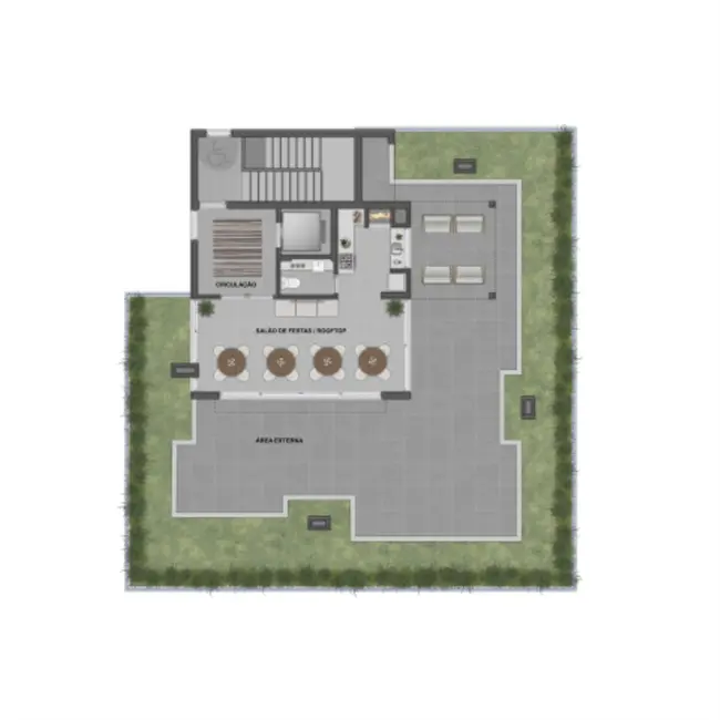 Foto 9 de Loft / Flat com 1 quarto à venda, 54m2 em Tristeza, Porto Alegre - RS