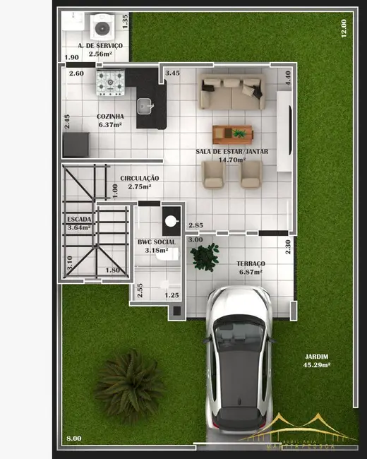 Casa com 2 quartos à venda, 74m2 em Liberdade, Parnamirim - RN - imagem 4 Foto 4 de Casa com 2 quartos à venda, 74m2 em Liberdade, Parnamirim - RN