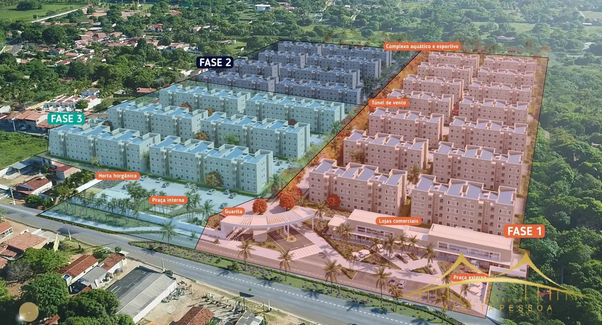 Foto 2 de Apartamento com 2 quartos à venda e para alugar, 50m2 em Pium (Distrito Litoral), Parnamirim - RN