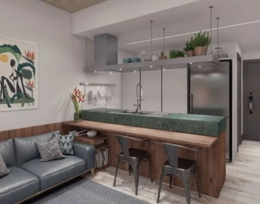 Foto 1 de Apartamento com 1 quarto à venda, 63m2 em Laranjeiras, Rio De Janeiro - RJ