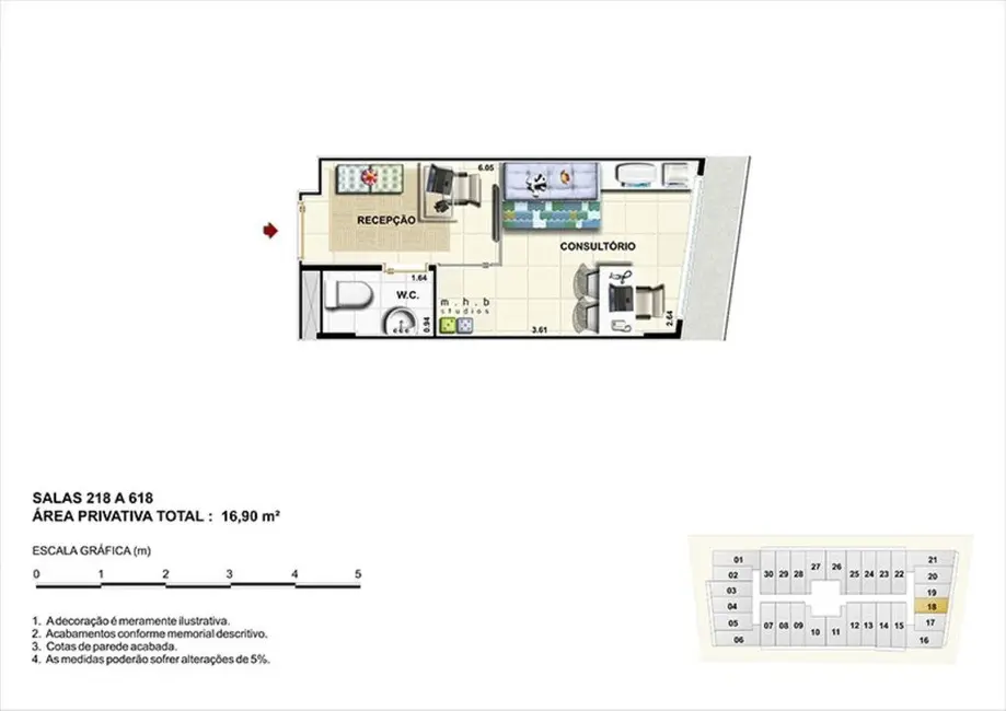 Sala Comercial à venda, 17m2 em Campo Grande, Rio De Janeiro - RJ - imagem 7 Foto 7 de Sala Comercial à venda, 17m2 em Campo Grande, Rio De Janeiro - RJ