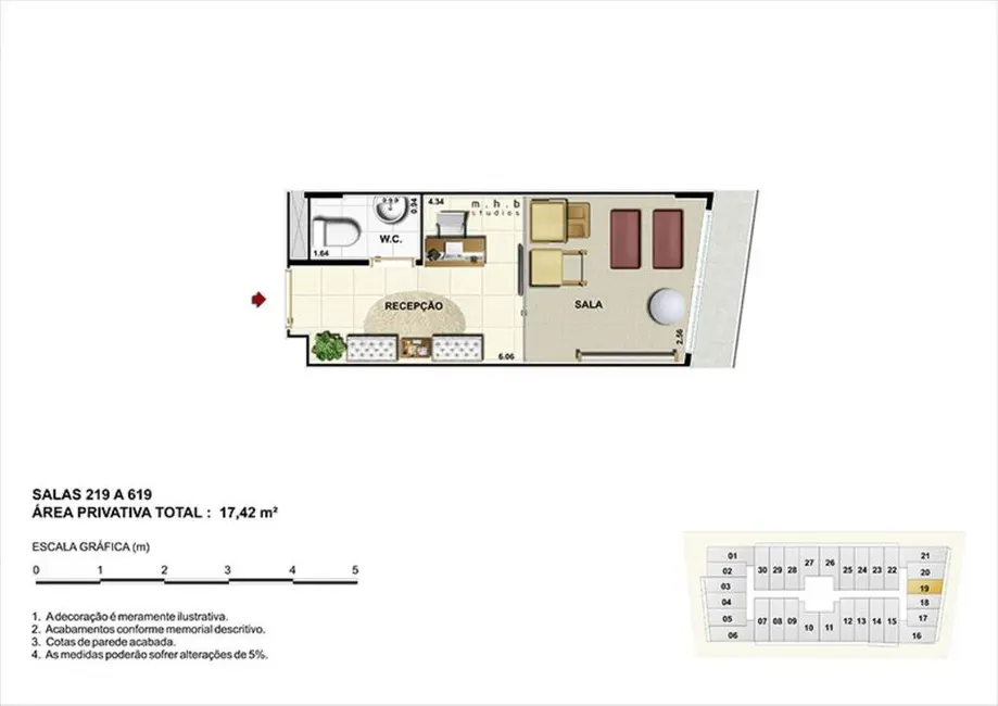 Sala Comercial à venda, 17m2 em Campo Grande, Rio De Janeiro - RJ - imagem 8 Foto 8 de Sala Comercial à venda, 17m2 em Campo Grande, Rio De Janeiro - RJ