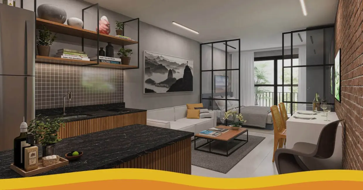 Foto 1 de Loft / Flat com 1 quarto à venda, 35m2 em Centro, Rio De Janeiro - RJ