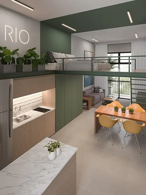 Foto 1 de Loft / Flat com 1 quarto à venda, 32m2 em Centro, Rio De Janeiro - RJ