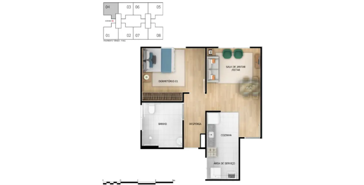 Foto 6 de Apartamento com 2 quartos à venda, 43m2 em Recreio dos Bandeirantes, Rio De Janeiro - RJ