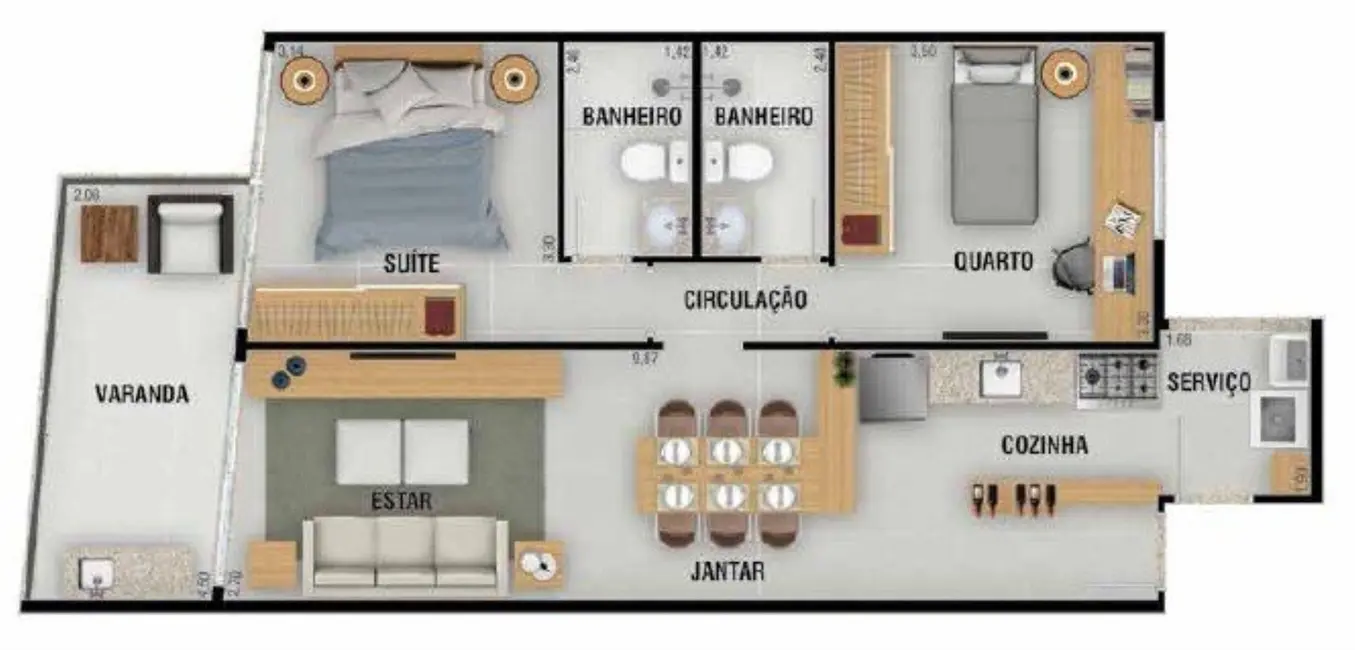 Apartamento com 2 quartos à venda, 89m2 em Tijuca, Rio De Janeiro - RJ - imagem 8 Foto 8 de Apartamento com 2 quartos à venda, 89m2 em Tijuca, Rio De Janeiro - RJ