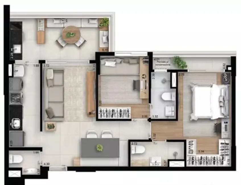 Foto 8 de Apartamento com 2 quartos à venda, 74m2 em Barra da Tijuca, Rio De Janeiro - RJ