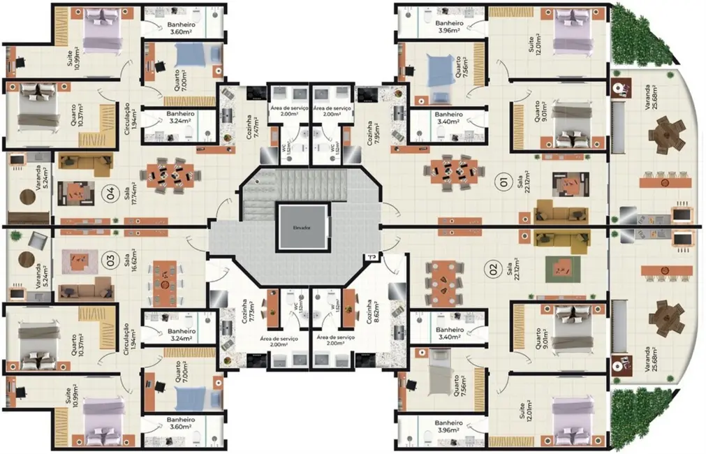 Foto 6 de Apartamento com 3 quartos à venda, 81m2 em Recreio dos Bandeirantes, Rio De Janeiro - RJ