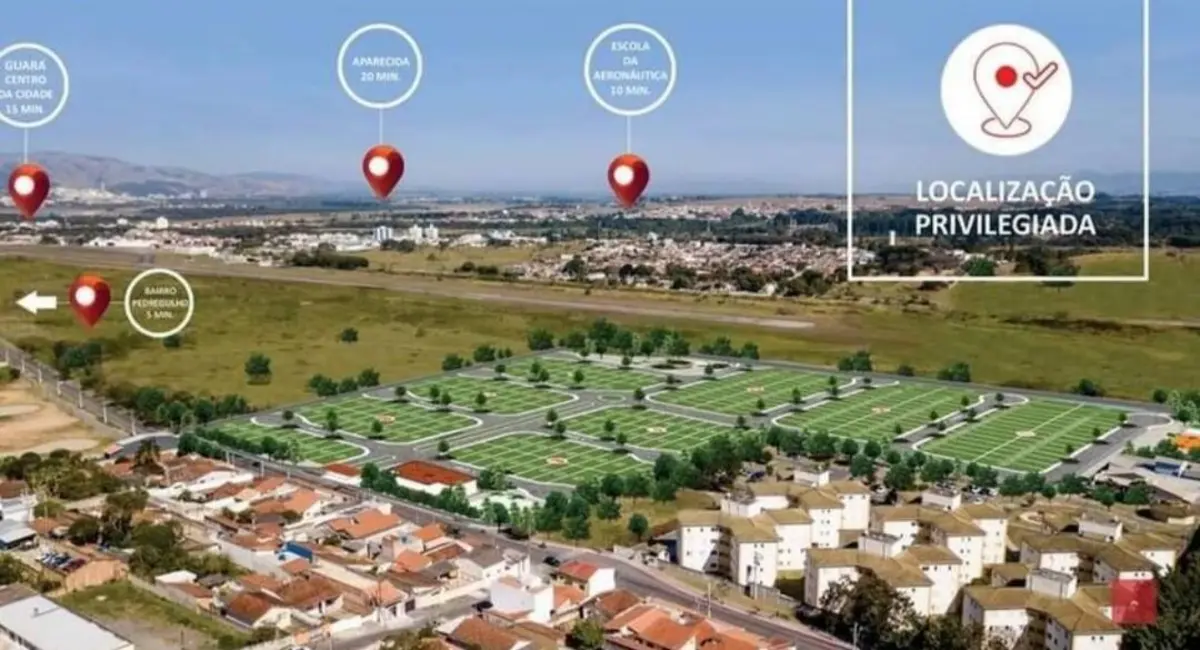 Foto 8 de Terreno / Lote à venda, 129m2 em São Dimas, Guaratingueta - SP