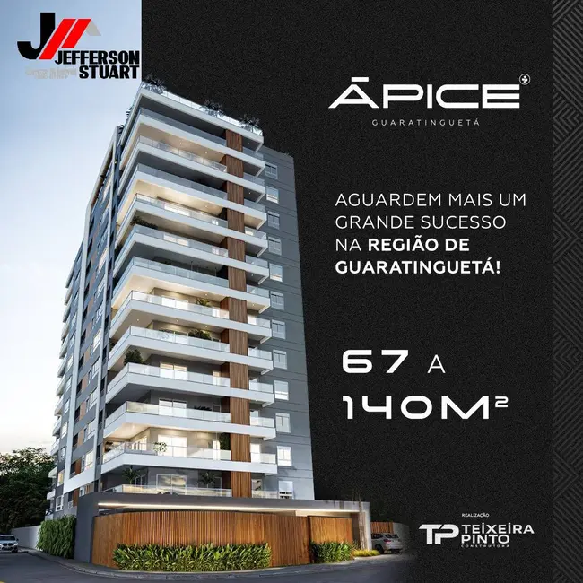 Foto 1 de Apartamento com 3 quartos à venda e para alugar, 141m2 em Nova Guará, Guaratingueta - SP