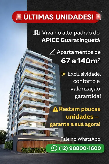 Foto 1 de Apartamento com 2 quartos à venda, 67m2 em Nova Guará, Guaratingueta - SP