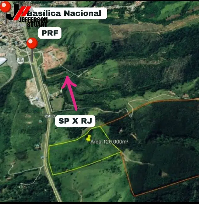 Terreno / Lote à venda, 120000m2 em Aparecida, SP - imagem 1 Foto 1 de Terreno / Lote à venda, 120000m2 em Aparecida, SP