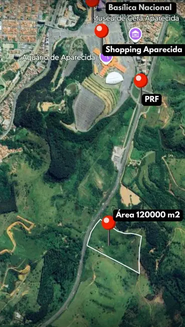 Terreno / Lote à venda, 123000m2 em Aparecida - SP - imagem 3 Foto 3 de Terreno / Lote à venda, 123000m2 em Aparecida - SP