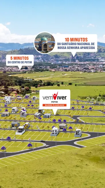 Foto 6 de Terreno / Lote à venda e para alugar, 150m2 em Potim - SP