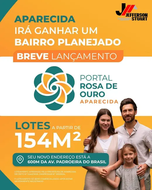 Terreno / Lote à venda e para alugar, 154m2 em Aparecida - SP - imagem 1 Foto 1 de Terreno / Lote à venda e para alugar, 154m2 em Aparecida - SP