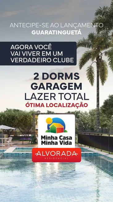 Foto 4 de Apartamento com 2 quartos à venda, 40m2 em São Dimas, Guaratingueta - SP