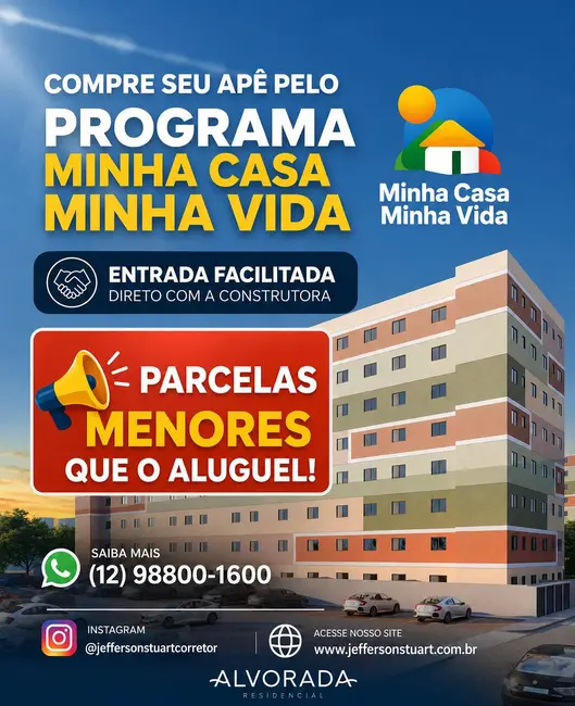 Foto 1 de Apartamento com 2 quartos à venda, 40m2 em São Dimas, Guaratingueta - SP