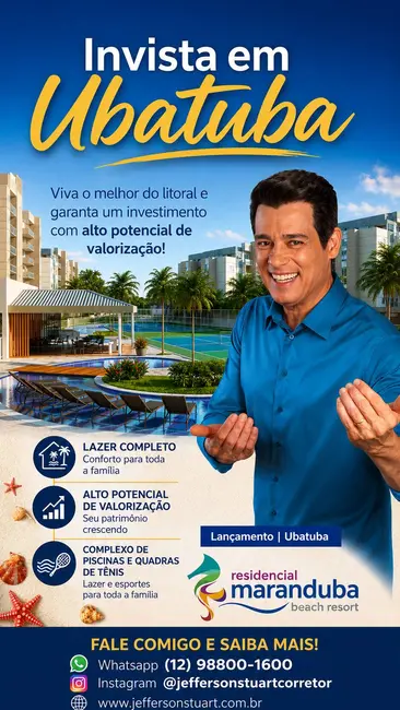 Foto 1 de Apartamento com 3 quartos à venda, 140m2 em Ubatuba - SP