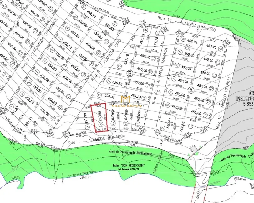 Foto 2 de Terreno / Lote à venda, 457m2 em Jardim Residencial Santa Clara, Indaiatuba - SP