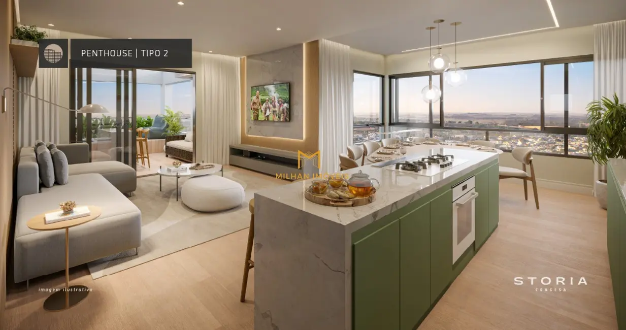 Foto 8 de Apartamento com 2 quartos à venda, 115m2 em Indaiatuba - SP