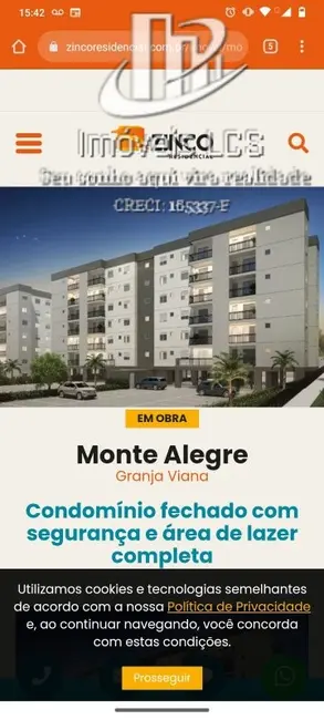 Foto 1 de Apartamento com 2 quartos à venda, 54m2 em Jardim Rebelato, Cotia - SP