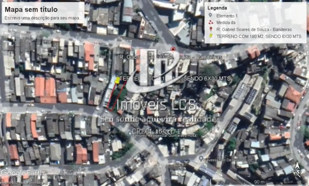 Foto 3 de Terreno / Lote à venda, 180m2 em Veloso, Osasco - SP