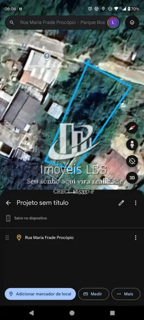 Foto 1 de Terreno / Lote à venda, 292m2 em Jardim Jurema, Itapevi - SP