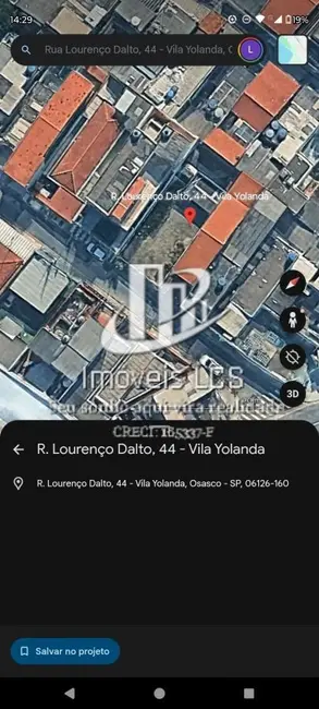 Foto 3 de Terreno / Lote à venda, 250m2 em Vila Yolanda, Osasco - SP