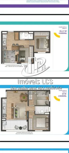 Foto 4 de Apartamento com 2 quartos à venda, 35m2 em Vila Guaca, São Paulo - SP