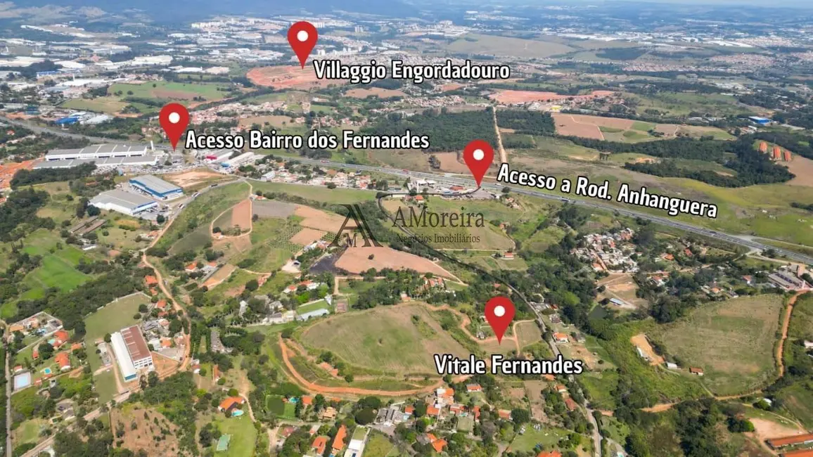 Foto 1 de Terreno / Lote à venda, 384m2 em Bairro dos Fernandes, Jundiai - SP