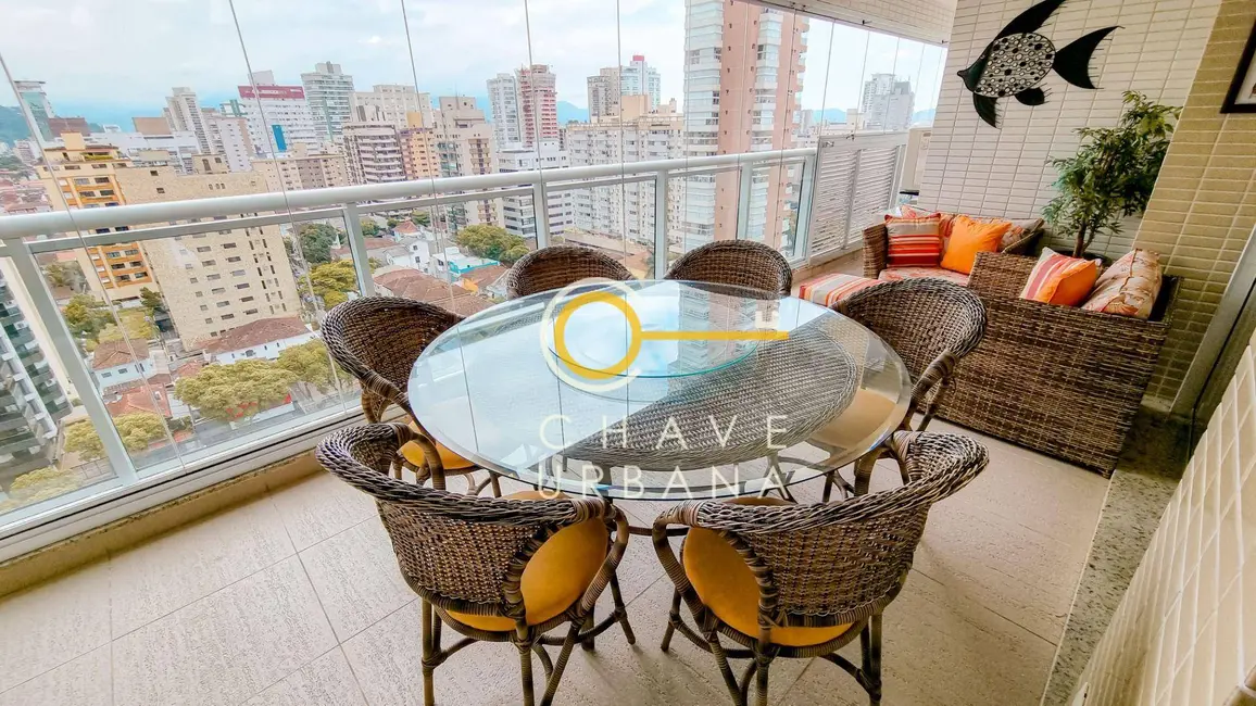 Foto 4 de Apartamento com 3 quartos para alugar, 306m2 em Gonzaga, Santos - SP