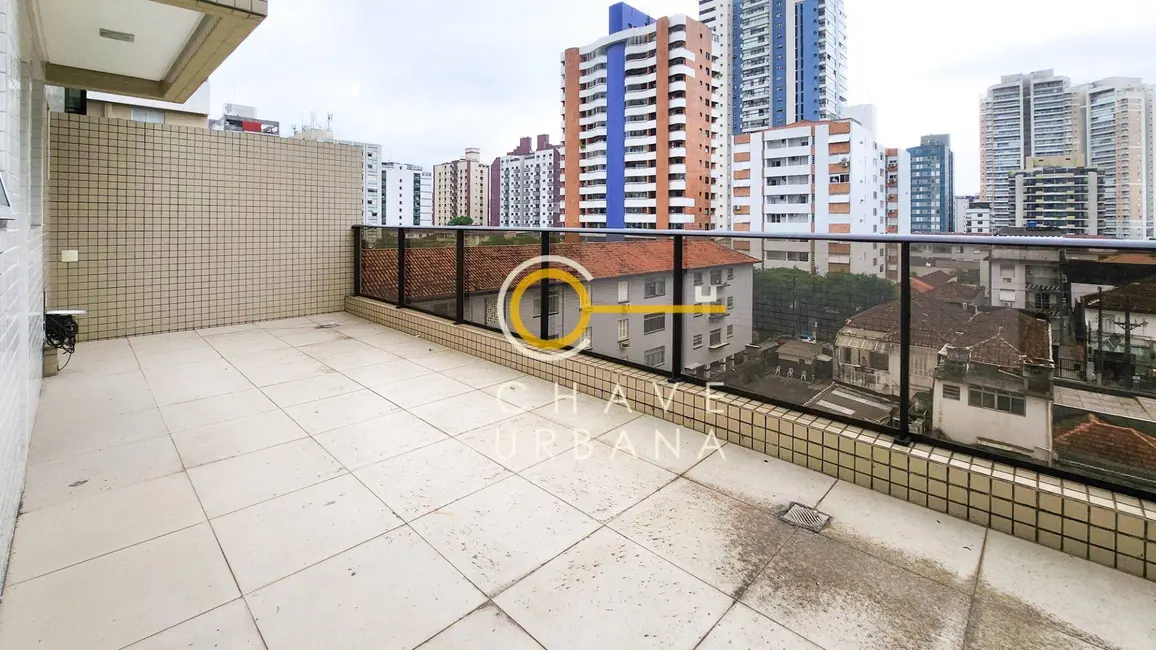 Foto 7 de Apartamento com 3 quartos à venda, 184m2 em Gonzaga, Santos - SP
