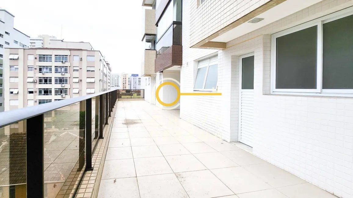 Foto 9 de Apartamento com 3 quartos à venda, 184m2 em Gonzaga, Santos - SP