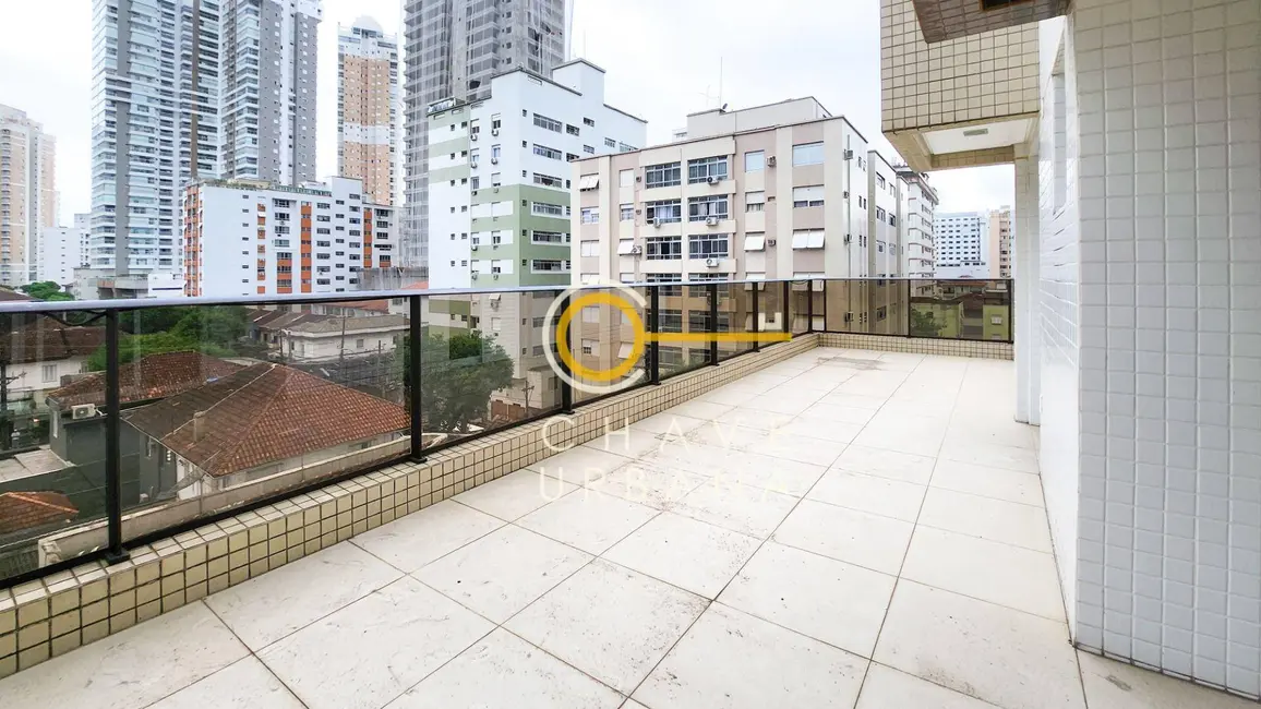 Foto 6 de Apartamento com 3 quartos à venda, 184m2 em Gonzaga, Santos - SP