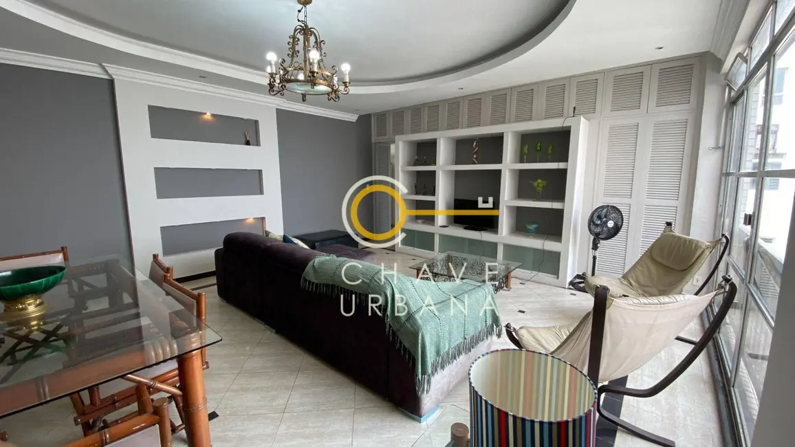 Apartamento com 3 quartos à venda e para alugar, 148m2 em Gonzaga, Santos - SP - imagem 3 Foto 3 de Apartamento com 3 quartos à venda e para alugar, 148m2 em Gonzaga, Santos - SP